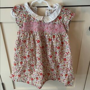 Mini Boden Liberty Floral Smocked Dress 18-24 Months